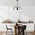 Opviq Luster Sferis-13935, 70cm, IP20, Crno-beli