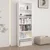 Hanah Home polica za knjige Adel 5 Shelf, 60 cm, bela