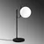 Opviq Stona lampa, Crna