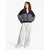 Tommy Jeans Pletena jopa CABLE modra/bela