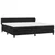 Vidaxl Box spring postelja z vzmetnico črna 200x200 cm žamet