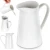 shumee Vrč za mleko iz belega porcelana 200 ml