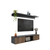 HANAH HOME TV polica Elia Wooden Black