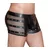 NEK Mens Matte Black Pants with Net Inserts & Studded Straps, Size L ONK014C