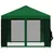 Vidaxl Vrtni gazebo s stranskimi stenami 3 x 3 m Zelena
