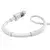 Polnilni in podatkovni USB-A v Lightning kabel Baseus Data Cable Display 2 - 2.4A - 2m - moon white