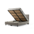 HANAH HOME Bračni krevet Motya Set 140 x 200 Light Grey