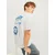 JACK & JONES Majica JJCHARGE modra/bela