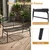 Costway Vrtna klop za 2 osebi 68x118x79 cm