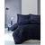 Elegant - Tamnoplavi Satenski Set Posteljine