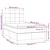 Vidaxl Box spring postelja z vzmetnico moder 120x200 cm blago