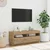 TV ormarić s LED svjetlima umjetnički hrast 100x35x40 cm