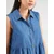 ONLY Dolga srajca ONLBea moder denim