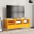TV ormarić boja senfa 101,5x39x43,5 cm čelični