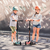 SCOOT & RIDE Trotinet za decu i odrasle Highwaykick LED 5 Peach, Koralni
