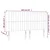 Vidaxl Vzglavje postelje modro 160x5x118/128 cm blago