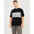 JACK & JONES Majica JJELegacy  pegasto siva / črna / bela