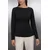 Trendyol Milla ženska bluza Twoaw26Bz00166, crna
