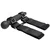 Master Series Thunderstick Thigh Strap Vibrating Wand with Harness Black
