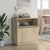 LED komoda Sonoma hrast 71 x 34,5 x 75 cm Konstruirano drvo