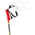 Leki RACING KIDS, dječiji ski štapovi, crvena 65344301