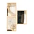 Wallity Set uramljenih MDF slika Myk3014-2, 3 dijela