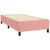 Vidaxl Box spring postelja z vzmetnico roza 80x200 cm žamet