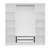 Hanah Home ormar sa reflektujućim staklom Nisa 20638, 180 cm, beli