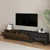 HANAH HOME TV polica Nest Anthracite Antique Walnut