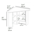 HANAH HOME Radni sto Corner Sapphire Oak