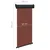 Vidaxl Balkonska stranska tenda 100x250 cm rjava