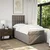 Vidaxl Box spring postelja z vzmetnico taupe 90x200 cm blago