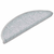 Prostirke za stepenice 30 kom 56x17x3 cm svijetlo sive poluokrugle