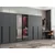 Hanah Home ormar sa reflektujućim staklom Nisa 20601, 360 cm, antracit