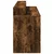 Radni stol s LED svjetlima boja hrasta 160x55x91 cm drveni