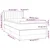 Vidaxl Box spring postelja z vzmetnico temno rjav 90x190 cm blago