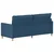 Vidaxl Kavč Modra 196 x 81 x 87,5 cm Blago