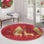 Conceptum Hypnose Woopamuk 447 Tepih, 100 cm, Crveni