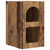 Noćni ormarić 2 pcs Staro drvo 29,5 x 33,5 x 50 cm