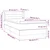 Vidaxl Box spring postelja z vzmetnico krem 80x200 cm blago