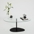 Hanah Home Klub sto Porto, 90x40x60 cm, Crni