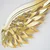 Wallity Set zidnih dekoracija Angel Wings-APT705, 46x50 cm 2 komada, Zlatne boje