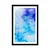 Plakat s paspartujem modro vijolična abstraktna umetnost - 20x30 no frame