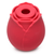 Bloomgasm 10X Wild Rose Red Silicone Suction Clit Stimulator Red