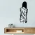 Wallity Zidna dekoracija Woman With Loose Dress, 120x29cm, Crna