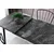 Hanah Home Trpezarijski sto 120x75x70cm Antracit