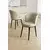 HANAH HOME Set stolica (4 dela) Risa Cream Black