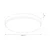 LED plafonsko svetlo MAYA LED/10W/230V O 26 cm sjajni hrom