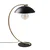 Opviq Stona lampa E27 Socket, Crno-Zlatna