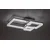 Rabalux LED Luster Amilia, 22W, DIP Switch, 47x47cm, Sivi